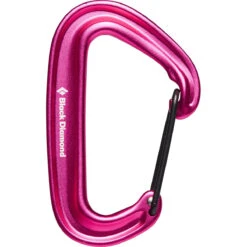 Black Diamond MiniWire Carabiner -Marmot Store 210235 6015 MINIWIRE CARABINER ULTRA PINK 01